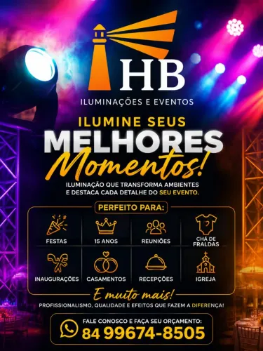 Iluminação Profissional para Todos os Portes de Evento