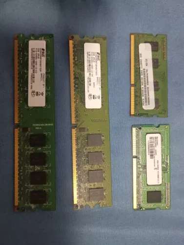Combo memorias ram pc e notebook