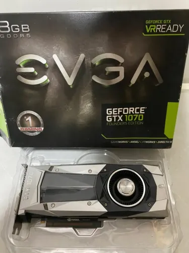 Placa de Video EVGA GTX 1070 Founders Edition
