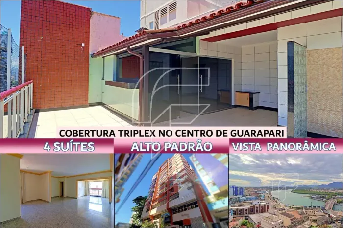 Triplex para venda possui 240 metros quadrados com 4 quartos em Centro - Guarapari - ES