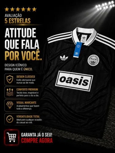 Camisa Adidas OASIS preta