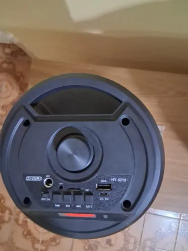 Caixa de Som Portátil 4? Bluetooth com Rádio FM e USB HY-4210