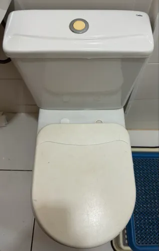 Sanitário celite com caixa acoplada. Pouquíssimo uso. 