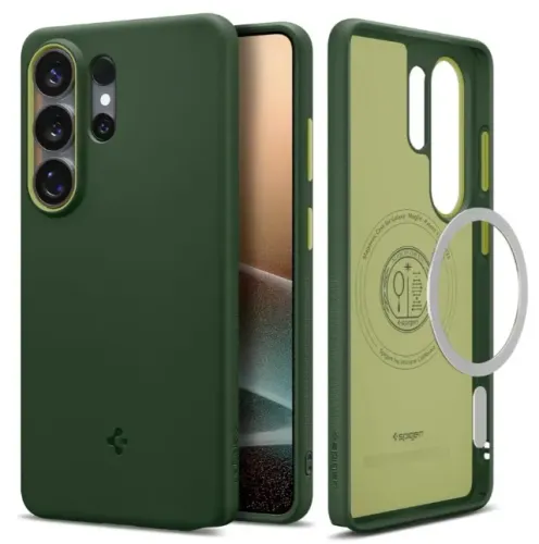 Capa Magfit Spigen Nano Pop Para Galaxy S26 Ultra Verde