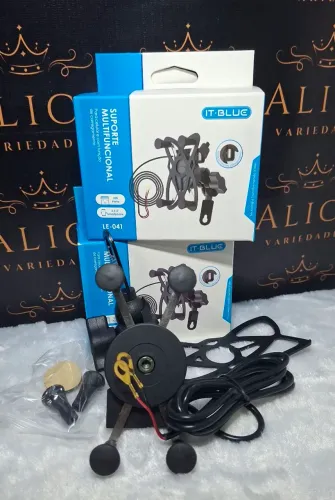 Suporte de celular para moto com carregador USB 