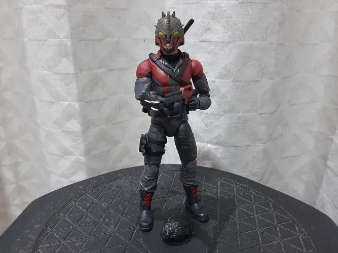 Figura de Ação GIJoe Classified Cobra METAL-HEAD Samurai Customizado (Loose)