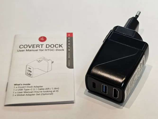 Dock portátil Nintendo Switch 1 e lite (Cabo usb-c incluído).