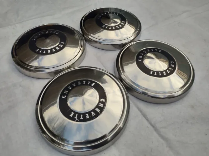 Calotas originais de inox GM Chevette Chevrolet