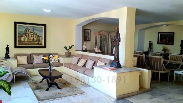 Apartamento para Locação em Santos, Boqueirão, 5 dormitórios, 3 suítes, 5 banheiros, 2 vag