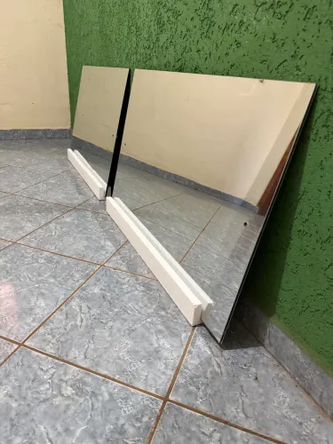 2 espelhos grandes - novos - para colocar moldura