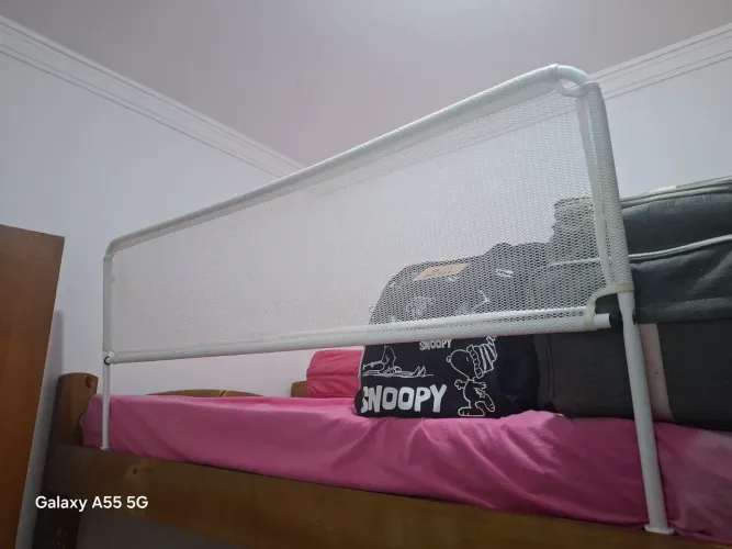 2 grades de proteção para cama