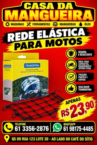 REDE ELASTICA PARA MOTOS TRAMONTINA