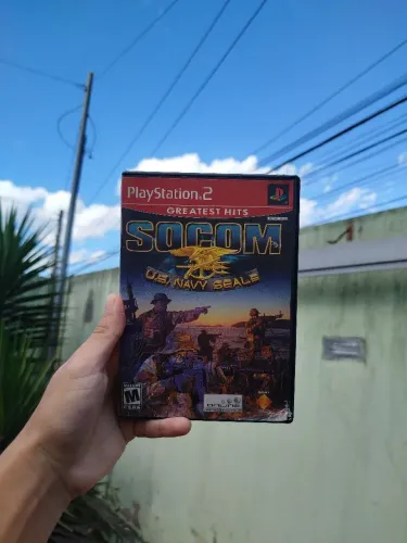 Jogo ps2 colecionável SOCOM u.s navy seals