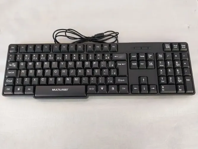 Teclado Multimidia TC213 USB Multilaser Preto