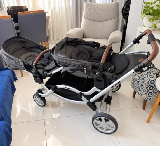 Carrinho Duplo: Ideal para Gêmeos ou 2 Crianças!