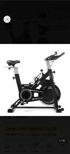 Bicicleta ergometrica Odin nova_montada