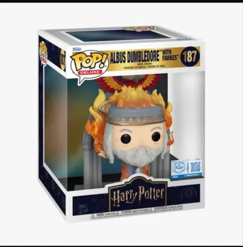 Funko Pop! Albus Dumbledore with Fawkes 187 Deluxe Harry Potter