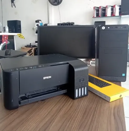  KIT ESCRITÓRIO COMPLETO CORE I5 SSD + IMPRESSORA EPSON EM NATAL RN