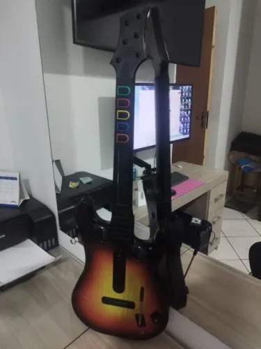 Guitarra Xbox 360 Sem Fio Guitar Hero 5