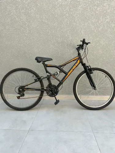 Bicicleta Mormaii Fullsion, Aro 26, 18 Marchas, Preto, Seminova