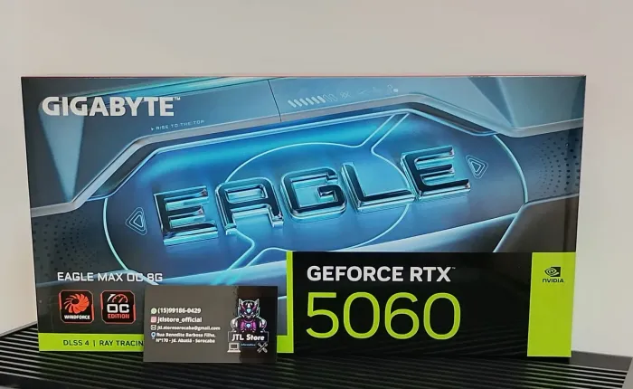 Placa de vídeo RXT 5060 Eagle OC 8GB (NOVA)
