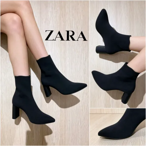 bota meia da zara número 38
