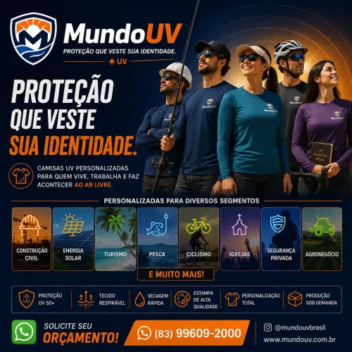 Camisas UV personalizadas
