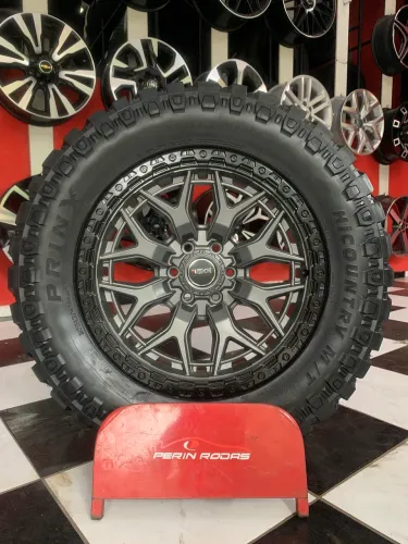 Rodas Off Road Texas M31 aro 20 C/Pneus 35x12,5 Prinx