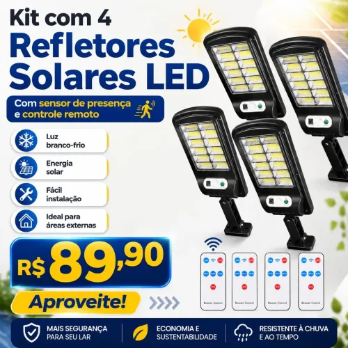 Refletores Solares LED