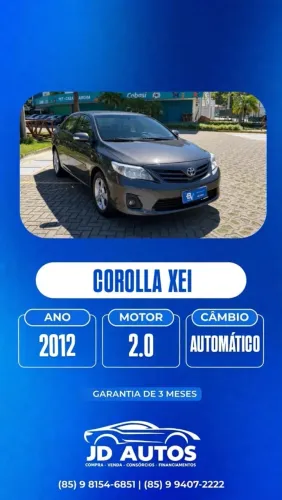 Toyota Corolla XEI 2.0 Flex 16V Aut. 2012