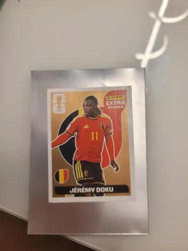 Figurinha legend da Copa 2026 Jeremy doku bronze