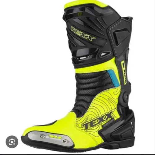 Macacão + bota de moto pista unisex TEXX NOVO