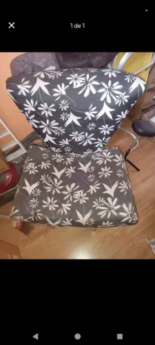 Poltrona estampada