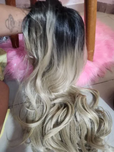 Peruca loira NOVA loiro ombre hair