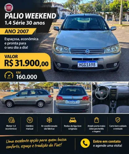 Fiat Palio Weekend ELX 1.4 MPI Fire Flex 8V 2007