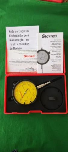 Relógio Comparador Analógico - Capacidade 10mm - Resolução 0,1mm - Ref. 3025-291