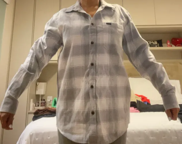 Camisa em flanela Xadrez 