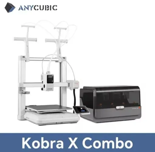 Impressora 3D Anycubic Kobra X Combo - Nova, Lacrada na Caixa