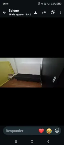 Cama de solteiro semi nova