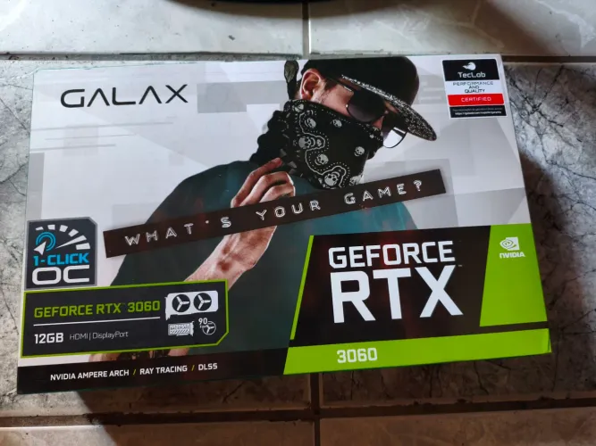 Placa de video RTX 3060 12gb Galax