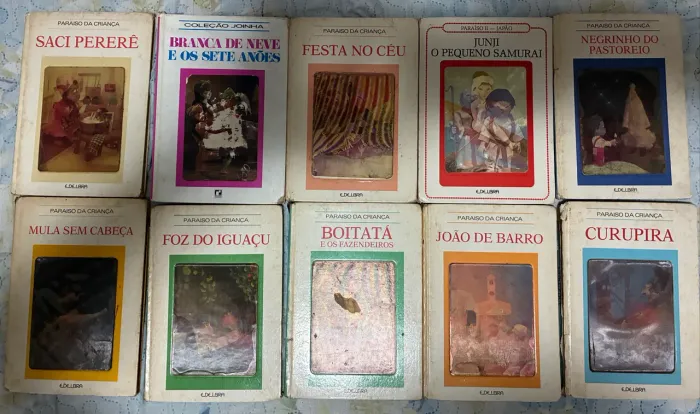 Coleção Paraíso da Criança Edelbra - 10 Livros Antigos - Colecionador