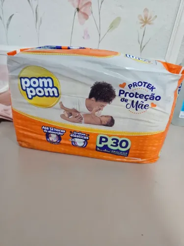 Fralda pom pom 