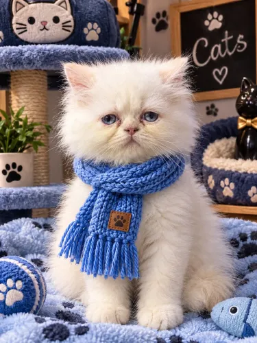 Gato persa ( Olhos Azuis ) Alto padrão