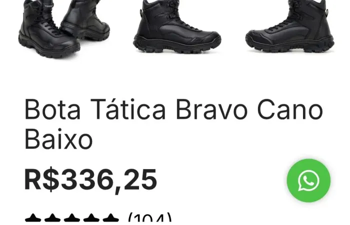 Bota Rafale/Invictus N°43 Nunca usada