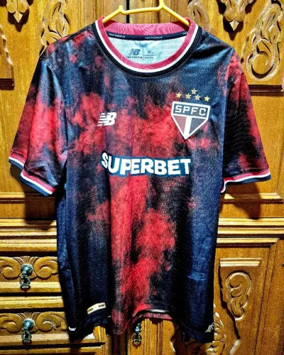 Camisa São Paulo III 2024/25 Torcedor, fabricada pela New Balance Original Tamanho G