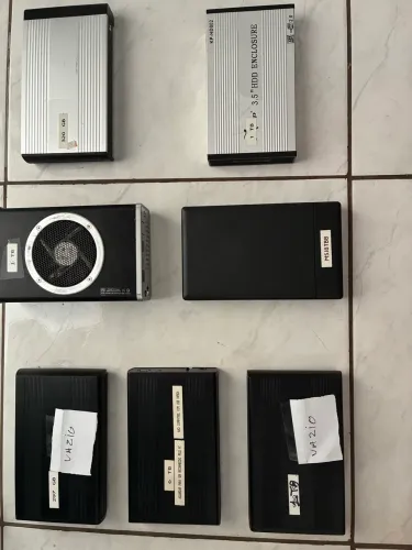 HD externo VÁRIAS capacidades/tamanhos
