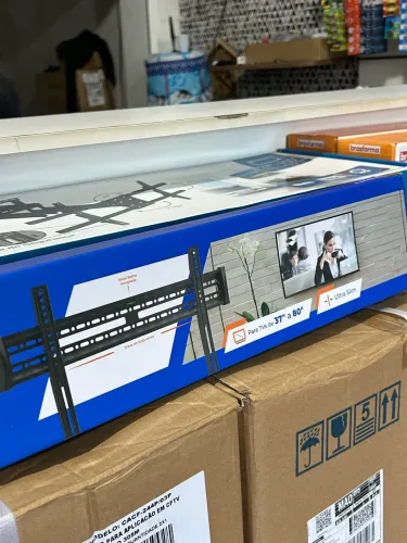 Suporte de Trilho para Tv de 37 - 80 Polegadas Ultra Slim com Travas 