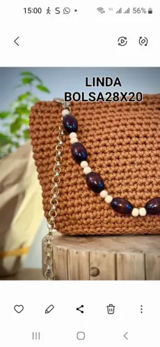 Bolsa de Croche 28X20