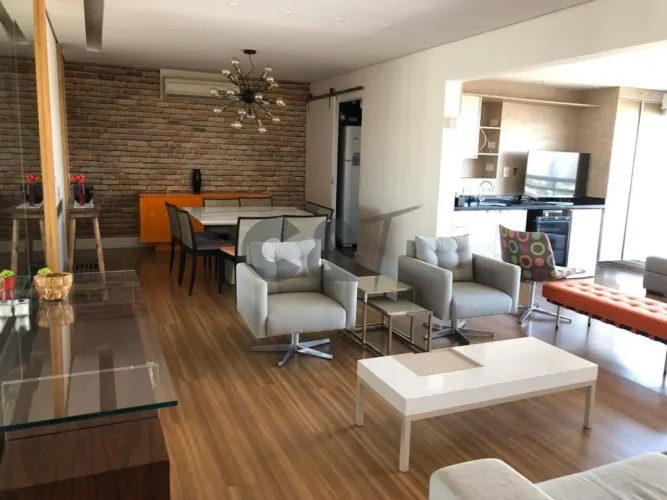 Apartamento Mobiliado - 2 Dormitórios (Suítes) para alugar no Brooklin - São Paulo