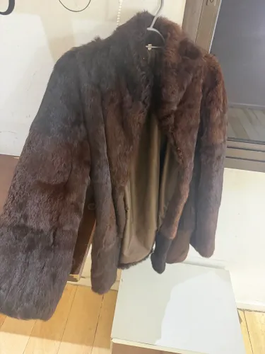 Casaco de Pele Natural Marrom - Vintage Clássico | Elegante e Sofisticado